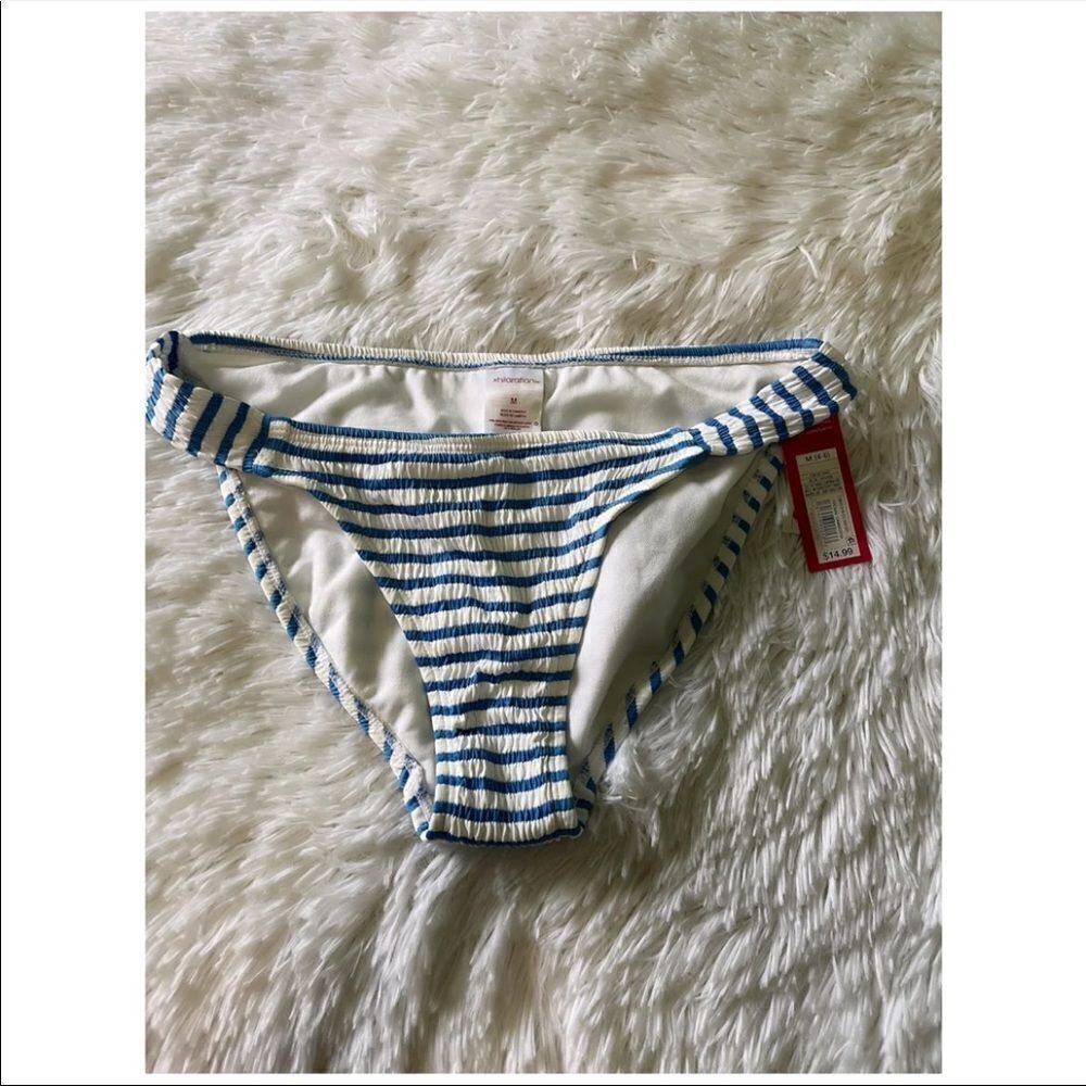[xhilaration] stripe bikini bottoms
